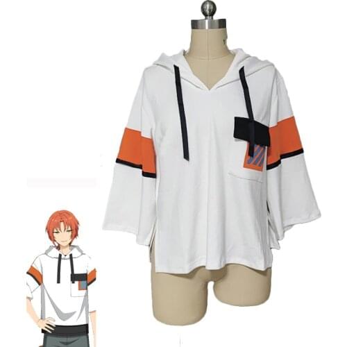 Game Ensemble Stars Tsukinaga Leo Cosplay Costume Halloween Carnival Uniforms Fancy Coat Casual Top Custom Made
