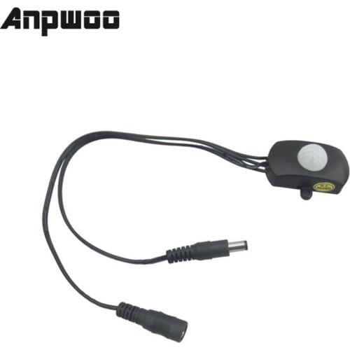 120 degree Mini Outdoor Adjustable Auto PIR Infrared Motion Sensor Detector For LED Light Strip Switch lighting DC 5-24V 5A