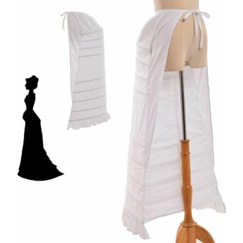 Blessume Punk Cage Back Bustle Renaissance Gown Petticoat Dickens Dress Bustle