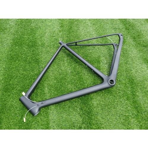 Full Carbon Toray UD Matt Cyclocross Bike Disc Brake BSA BB30 Frame Thru Axle 12 * 142mm Frame 49cm , 52cm , 54cm , 56cm , 58cm