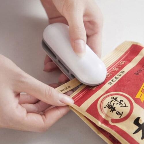 Portable Mini Sealing Household Machine Heat Sealer Capper Food Saver for Plastic Storage Bags Package Mini Gadgets Dropship