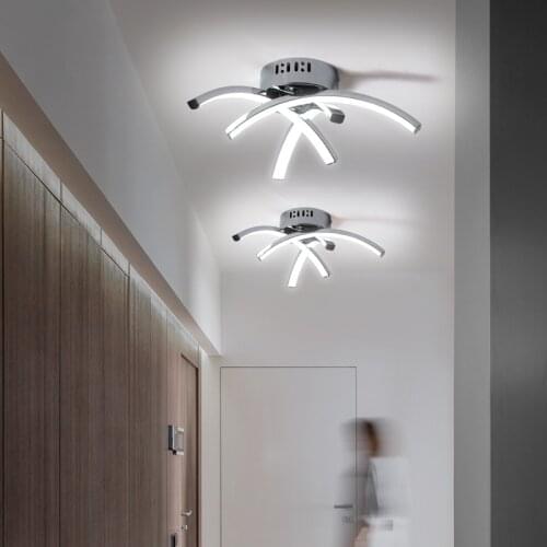 Gold chrome plating Modern LED ceiling Chandelier lighting chandelier in the living room For bedroom Kitchen Indoor lighting