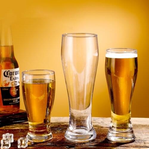 Factory direct transparent glass craft beer glass large draft beer glass creative beer glass glass