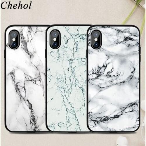 Luxury Phone Cases for IPhone X XS MAX XR 8 7 6s Plus Clear Marble Print Case Soft Silicone TPU Fitted Back Covers Accessories