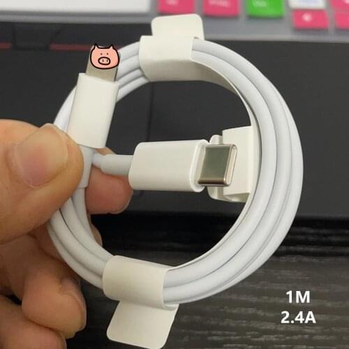 12W 2.4A PD Cable Fast Charging Data Cable for iPhone X XR XS Max 11 Pro Max 8 Plus Quick Charging Type-C to Lighting USB Cable