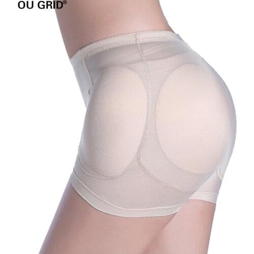 Women Hips and Butt Lifter, 4 Removable Pads Enhancer Panties Shapewear Underwear