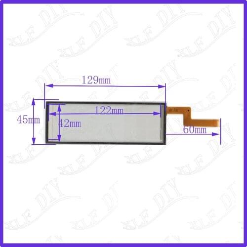 ZhiYuSun 13423 7 lines Resistance screen 129*45mm touch screen panel this is compatible 129mm*45mm