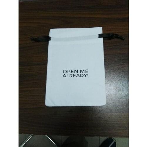 1000 pieces cheap cotton drawstring bags jewelry bags gift pouches size 11*16cm with custom logo and include shipping by DHL