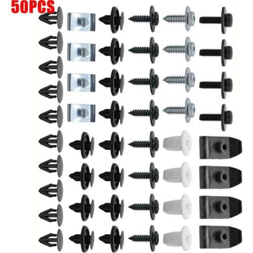 Replacement Fasteners 50Pcs Accessories Cover Clips For Toyota Lexus Parts Plastic And Metal