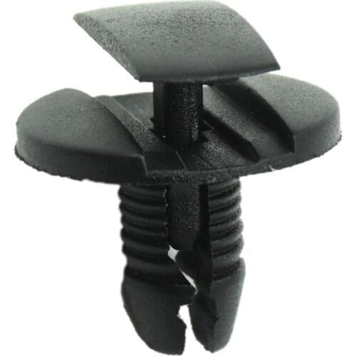 50Pcs Auto Fastener Clip For Peugeot Citroen Bumper Rivets Fender Fixed Clamp Black Plastic Retainer