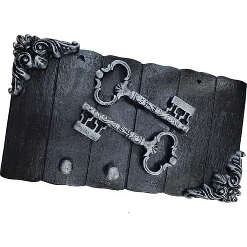 Merland Keychain Decorative Vine-clad Black