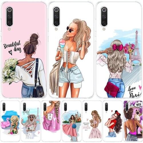 Anastasia kosyanova art Brown Hair Female Phone Case for Xiaomi Note 10 Mi 11 9 8 CC9 5X 6X A1 A2 A3 9T 10T Lite Pro Poco F1 X3