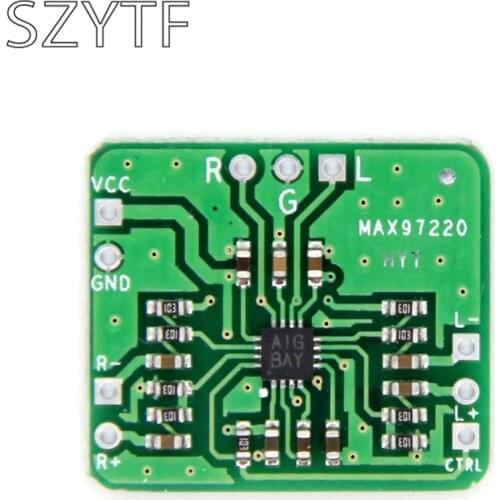 Differential Turn Balance Single-Ended Output Ear Amplifier HiFi Amplifier Board MAX97220 Input 2.5~5.5V