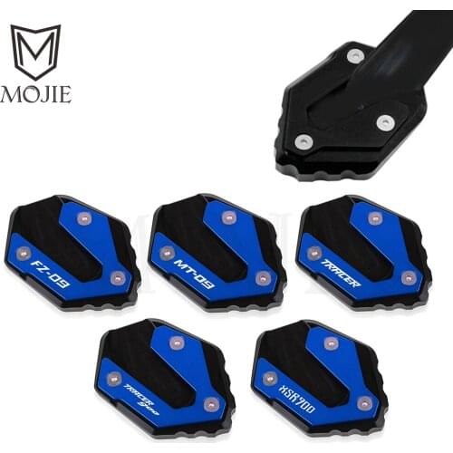 For Yamaha MT-09 MT09 Tracer 900 GT FZ-09 FZ09 XSR900 Motorcycle Kickstand Foot Side Stand Extension Pad Support Plate Enlarge