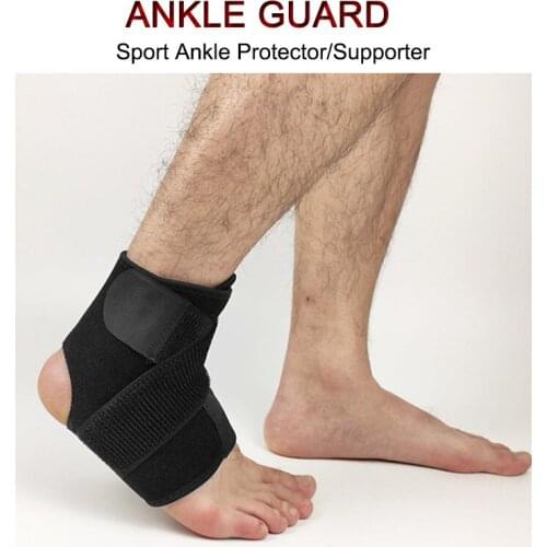 1pcs Stretch Ankle Protector Basketball Fitness Foot Brace Compression Strap Belt Support Prevent Ankle Sprains Health Protect