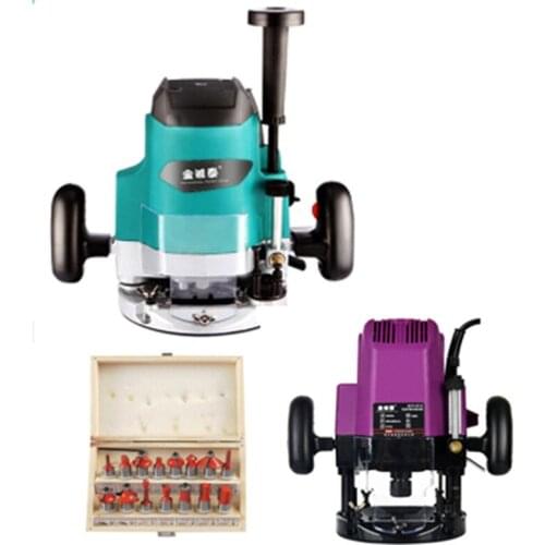 Engraving machine Electric Slotted High Power Trimming Handheld Home Wood Milling Industrial Grade Flip Board Woodworking Tools