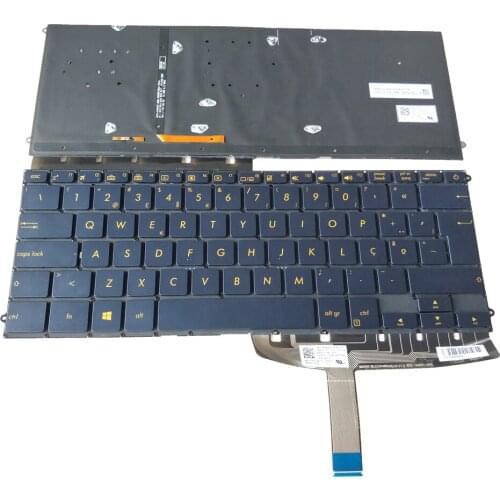 OVY IT KR KR LA PO laptop keyboard for ASUS ZenBook 3 Deluxe UX490 UX490CA UX490UA UX490UAR with Backlit Latin Korea Italian KB