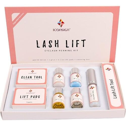 FUNMIX Agent ICONSIGN Lash Lift Eyelash Perming Kit Perm Eyelashes Curler Long-lasting Upgrade Version