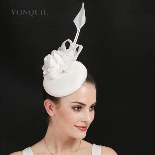Charming Loop And Feather Fascinator Formal Hat Women Occasion Derby Ascot Millinery Melbourne Cup Prom Church Floral Headpiece