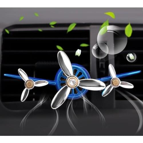 LEEPEE Air Force Two Wing Freshener Metal Air Condition Clip Diffuser Perfume Clip Automotive interior