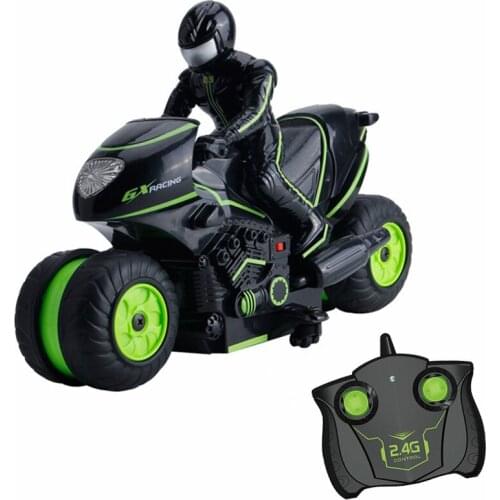 RC Car Toy Stunt Motorcycle 4CH Deformed Car Stunt Drift Deformation Climbing Motorbike Good Birthday Gift for Children Boys kid