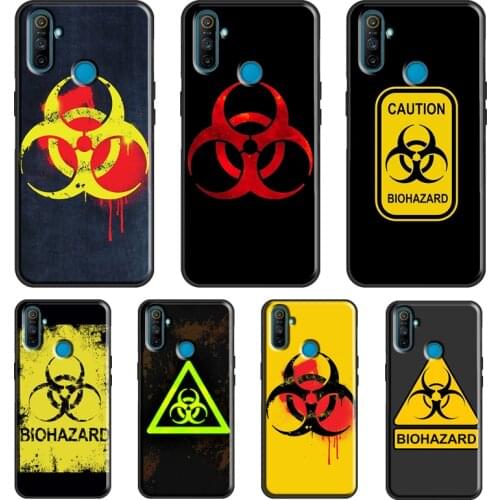 Biohazard Symbol Logo For OPPO Realme C3 C11 C15 C21 GT Neo 6 7 8 Pro Cover For OnePlus 8T 9R Nord 8 9 Pro Case