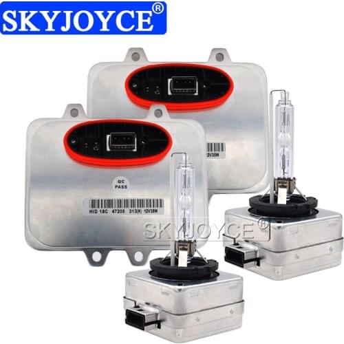 SKYJOYCE Original 35W Xenon D1S HID Headlight Kit 4300K 5000K 6000K Car Headlamp Bulb Kit Xenon D1S D3S HID Ballast 5DV00900000