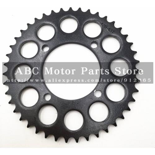 428 Chain rear sprocket 43 tooth 76mm centre hole for Dirt Pit Bike off road motorcycle Motocross gear spare parts