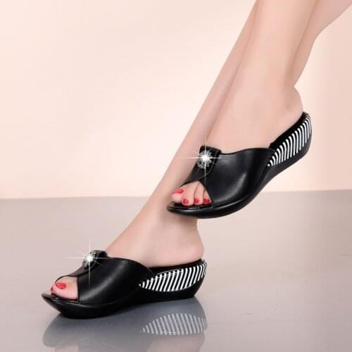 Comemore 2021 Summer Platform Flip Flops Fashion Beach Shoes Woman Anti-slip Sandals Women Slippers Thick Bottom Casual Shoes