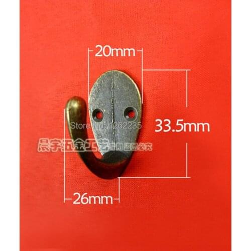 Wrought iron clothes hook Hot selling Bathroom Accessories Antique Bronze single cloth Robe Hook ,Coat Hook,Ba