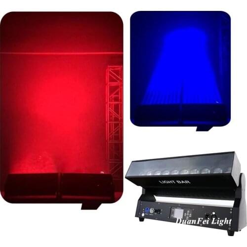 8 pcs Dj stage Pixel moving head linear blade light 10x30w rgbw 4in1 beam wash zoom bar led 3-60 degree beam