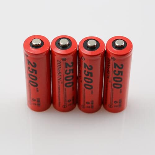 New Hot In 1.2V 2500mAh No.5 AA Ni MH rechargeable battery for digital camera razor toys Rechargeable Li-ion Cell