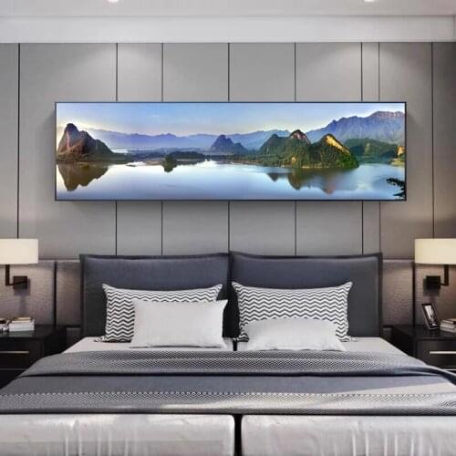Diamond Embroidery Landscape Art Mountains and Lakes Diamond Painting Full Square round drill Mosaic Cross Stitch A427