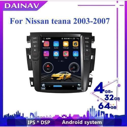 2 Din Android Car Radio HD Autoradio Multimedia Player For-Nissan teana 2003-2007 Telsa Style Auto GPS Navigation