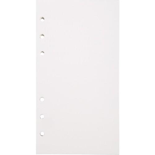 K92C 45 Sheets/Pack A 5 Loose-leaf Refill Paper Lined/Grided/Blank Optional for All 6-ring A 5 Loose-leaf Notebook Planner