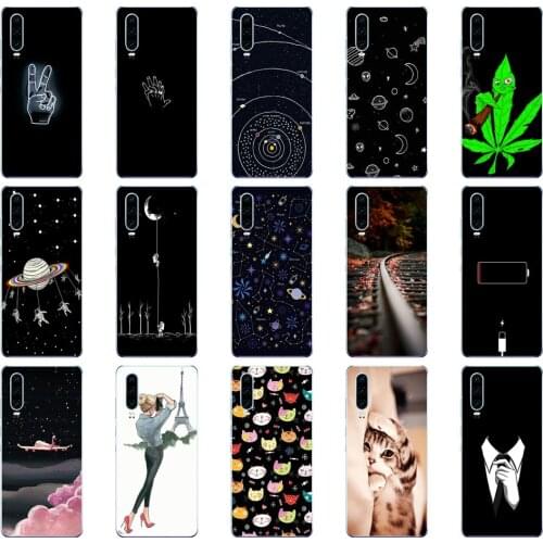 H For Huawei P30 Case Huawei P30 pro Case Soft TPU Silicone Cover For Huawei P30 Pro P30 Back Phone Case