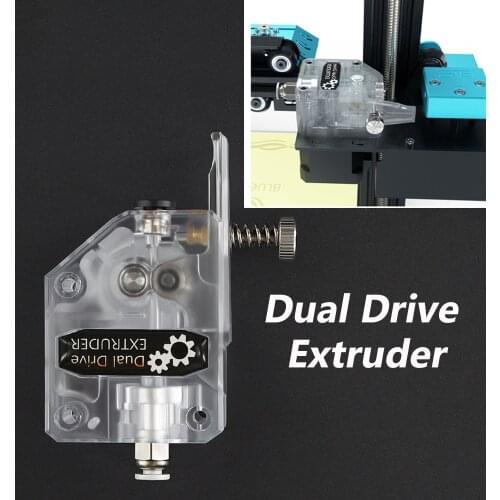 3D Printer BMG Extruder Clone Dual Drive Extruder upgrade Bowden extruder 1.75mm filament for 3d printer CR10 Ender 3 pro Bluer