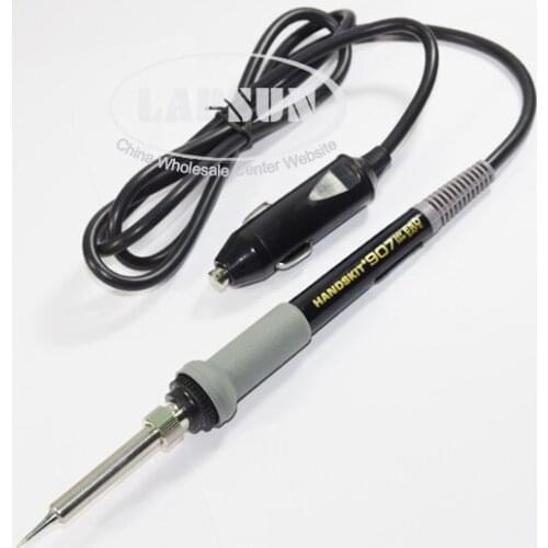 12V DC 35W Electric Solder Welding Soldering Iron Tip Repair Tool with Car Battery Cigarette Lighter Socket