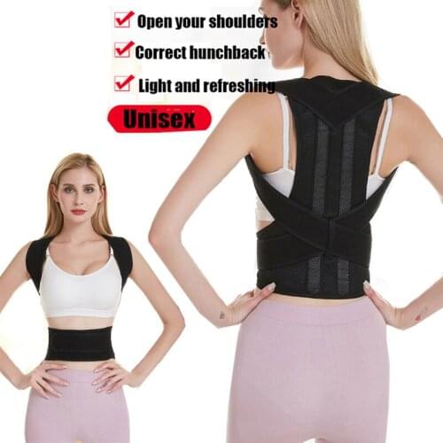 Humpback Posture Corrector Adjustable Spine Support Belt Shoulder Training Belt Lumbar Correction Bandage Corset Body HealthCare