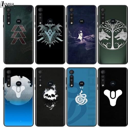 Destiny 2 Game For Motorola E6 E7 G8 G9 G Edge Stylus Power Play Lite One Hyper Marco Plus Black Soft Phone Case