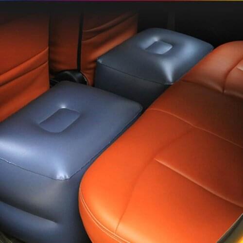 Inflatable Car Travel Bed Rear Seat Inflable Air Mattress Inflatable Back Seat Gap Pad Air Bed Cushion for Car Travel Camping