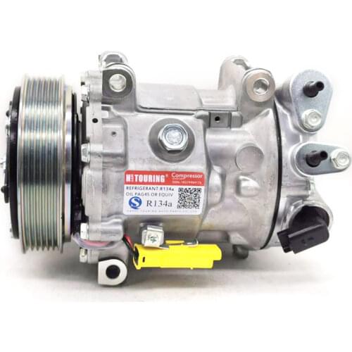 Sanden 7C16 SD7C16 A/C Compressor For Citroen C5 Peugeot 407 607 9660555280 9663315480 9670022180 9671820480 9683003080