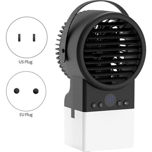 Portable Air Conditioner Fan, Personal Desk Fan Air Purifier Humidifier with 3 Wind Speeds,for Home,Room,Office