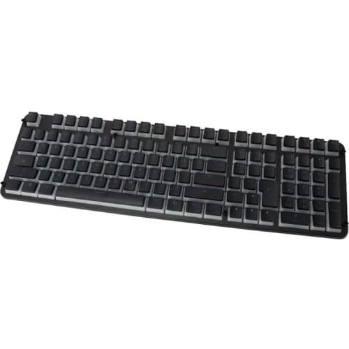 RGB 110 Keycaps ANSI Layout Add ISO PBT Pudding Double Skin Milk Shot Backlit Keycap With Keycap Storage Board For OEM Cherry MX