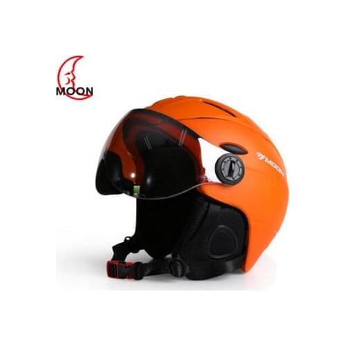 MOON ski helmet men and women outdoor helmets sports equipment ski goggles goggles adult helmets ski protection helmets outdoor