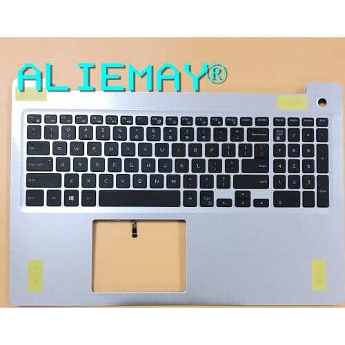 Brand new laptop US backlight keyboard Assembly for DELL INSPIRON15-5000 5570 5575 SLIVER palmrest upper case MR2KH 0MR2KH