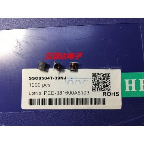 SSC0504T-39NJ coil air-core chip high-Q inductors 1812-39nh 3A 5% Chilisin