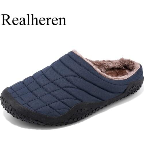 Winter Plush Warm Outdoor Casual Shoes Slip-on Slides Shoes High Quality Size 37-47 Multiple Colour Walking Shoes