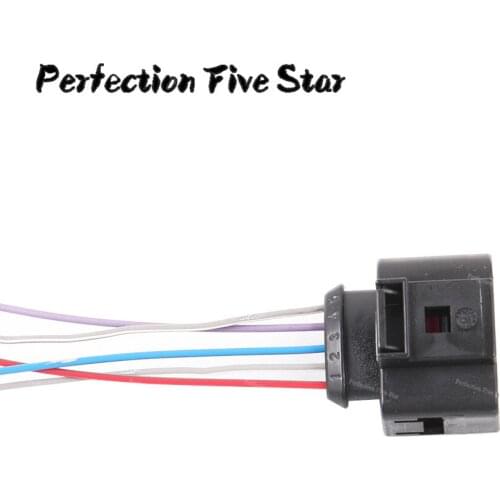 1J0973705 For VW Passat Golf Jetta Touareg For Audi A3 A4 A6 A8 Q7 TT 5 Pin VAG Air Flow Meter Wire Connector Plug