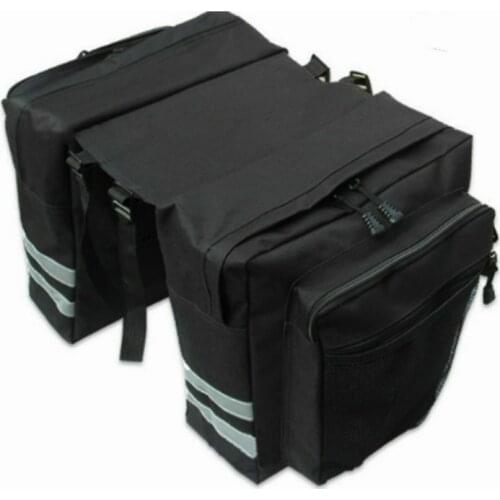 Cycling Double Side Rear Rack 35L Bike 2 In 1 CamoTrunk Bag Mountain Road Bicycle Tail Seat Pannier Pack Luggage Carrier